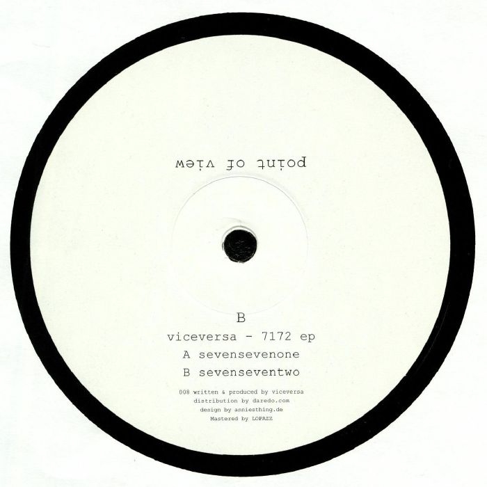 ( POINT 008 ) VICEVERSA - 7172 EP (12") Point Of View Italy