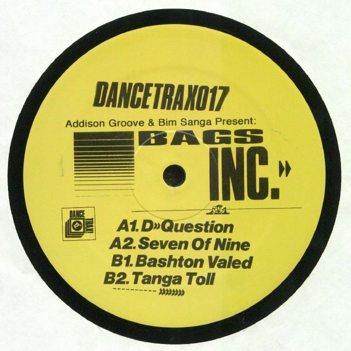 ( DANCETRAX 017 ) ADDISON GROOVE / BIM SANGA presents BAGS INC - Dance Trax Vol 17 (12") Dance Trax