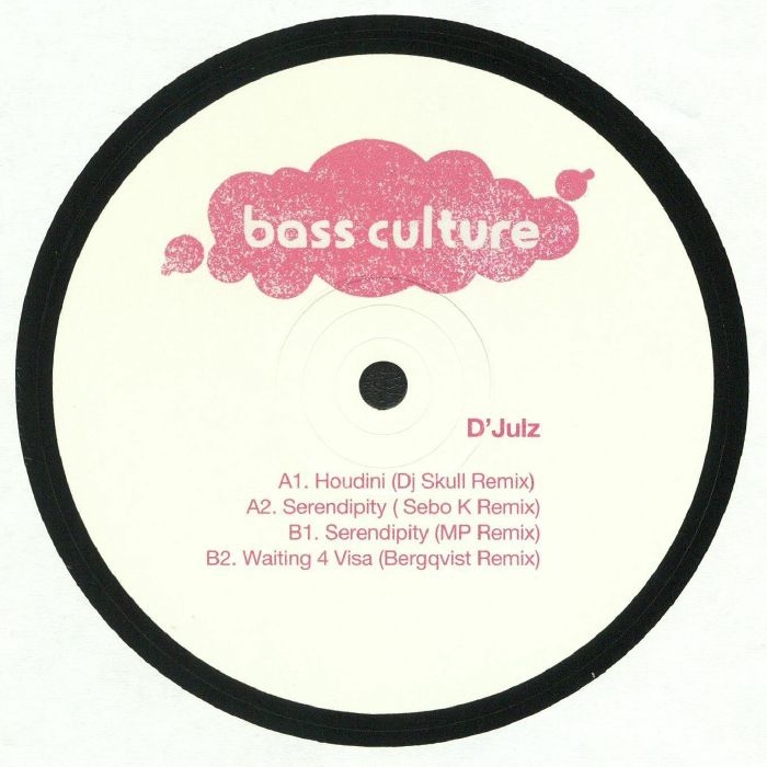 ( BCR 054T  )  D JULZ -  EP (remixes) ( 12" ) Bass Culture France