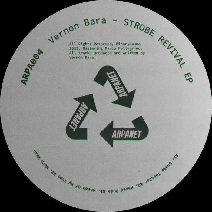 ( ARPA 004 ) VERNON BARA - Strobe Revival EP ( 12" ) Arpanet