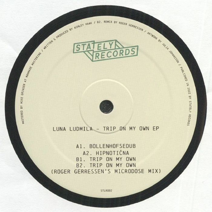 ( STLR 001 )  LUNA LUDMILA - Trip On My Own EP (12") Stately Netherlands