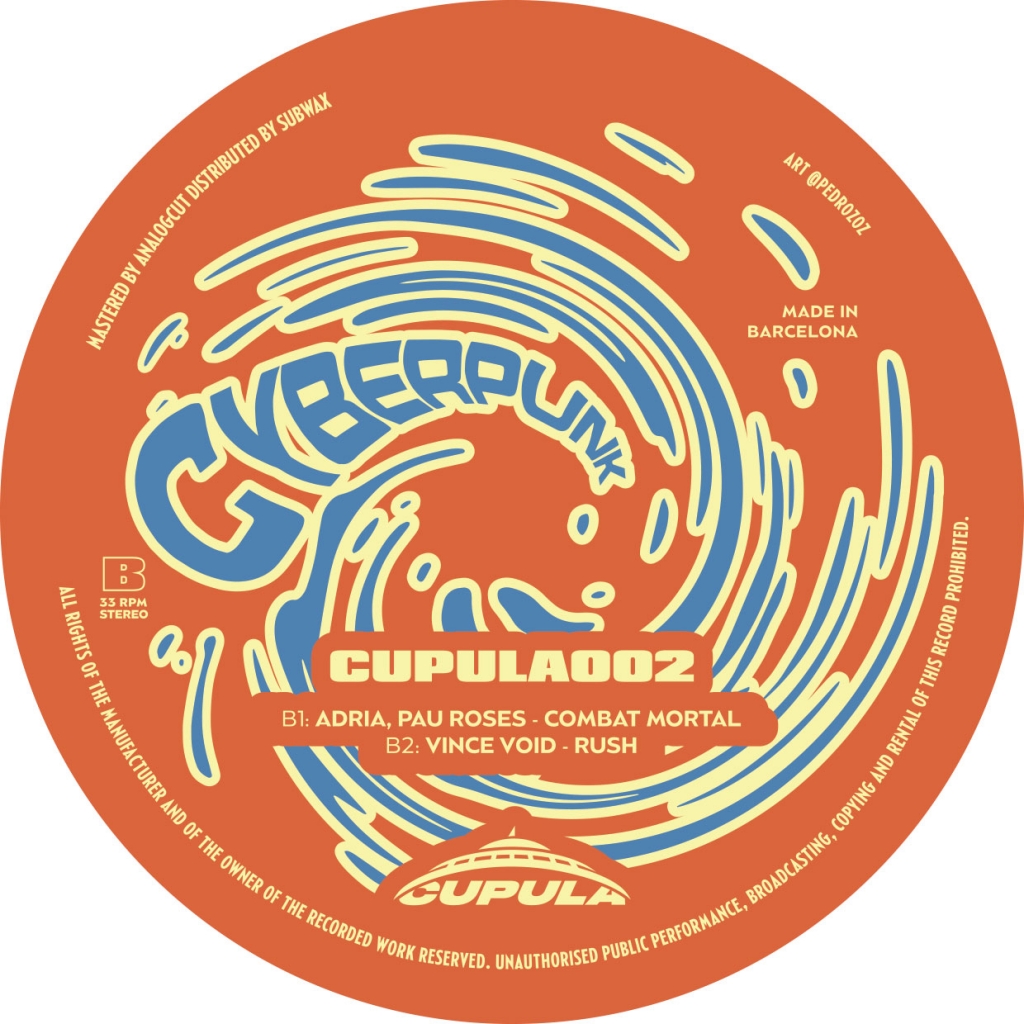 ( CUPULA 002 ) VARIOUS ARTISTS - Cyberpunk ( 12" ) Cupula Recordings