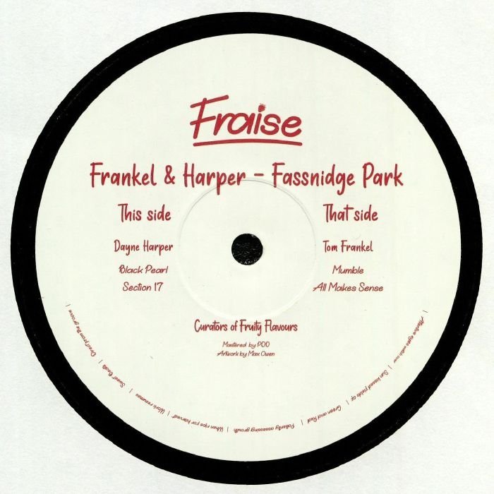 ( STRWB 002 ) FRANKEL & HARPER - Fassnidge Park (12") Fraise