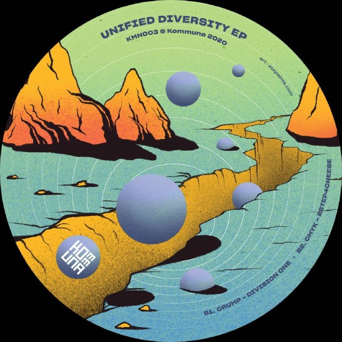 ( KMN 003 ) PEKKULIAR / DRIAHN / CRUMP / CMYK - nified Diversity EP (limited 12") Kommuna