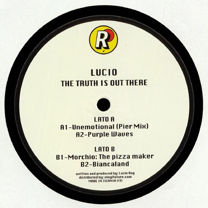 ( RCR 001 ) LUCIO - The Truth Is Out There (heavyweight vinyl 12") Roof Club Italy