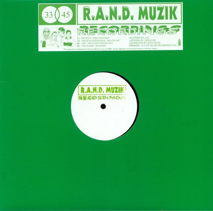 ( RM 241218 ) REPTANT / TIM SCHLOCKERMANN / CRC / LOU KARSH - RM 241218 (hand-stamped 12") RAND Muzik Germany