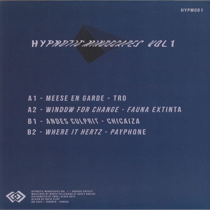 ( HYPM 001 ) TRO / FAUNA EXTINTA / CHICAIZA / PAYPHONE - Hypnotic Mindscapes Vol 1 (12") Hypnotic Mindscapes