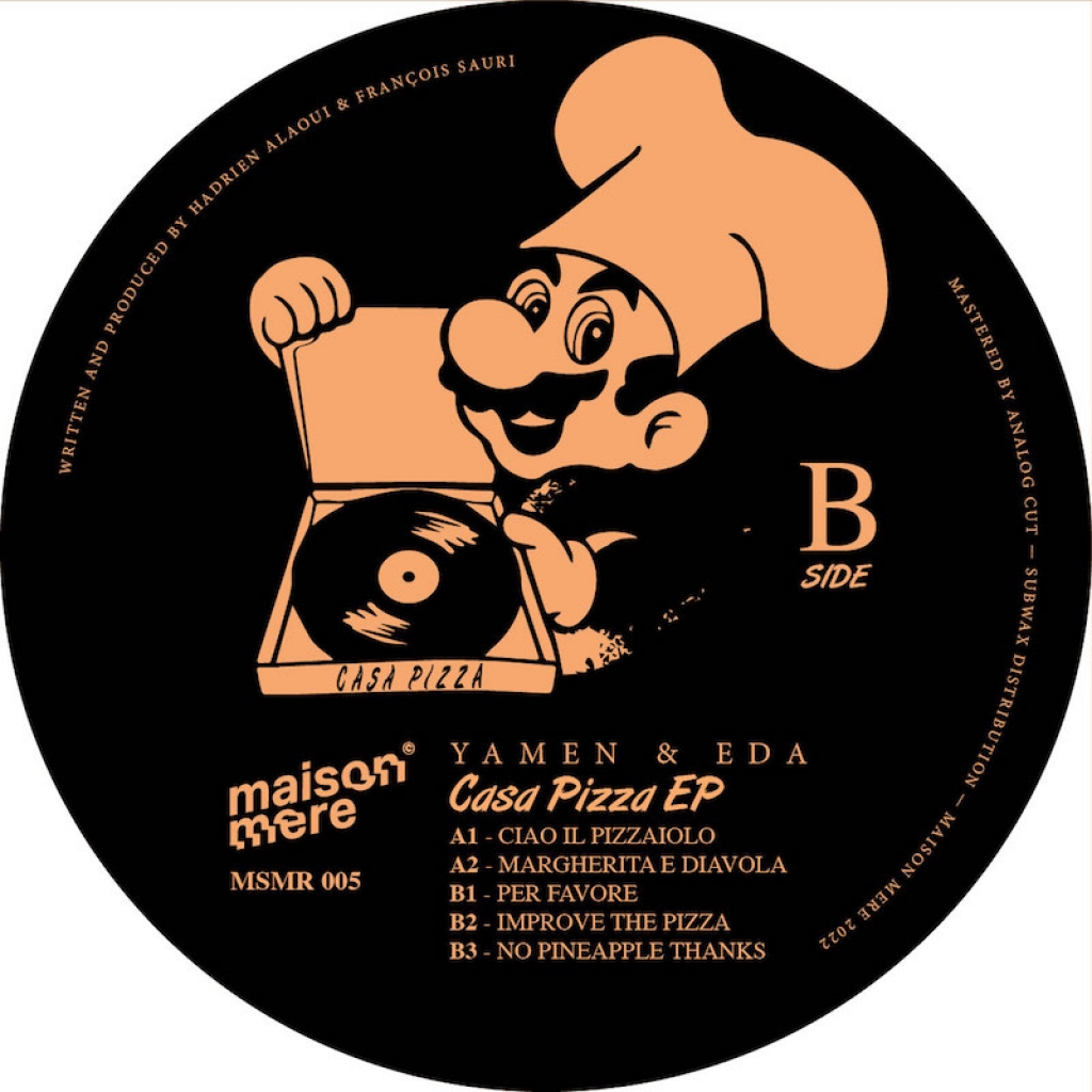 ( MSMR 005 ) YAMEN & EDA - Casa Pizza EP ( 12" vinyl ) Maison Mere