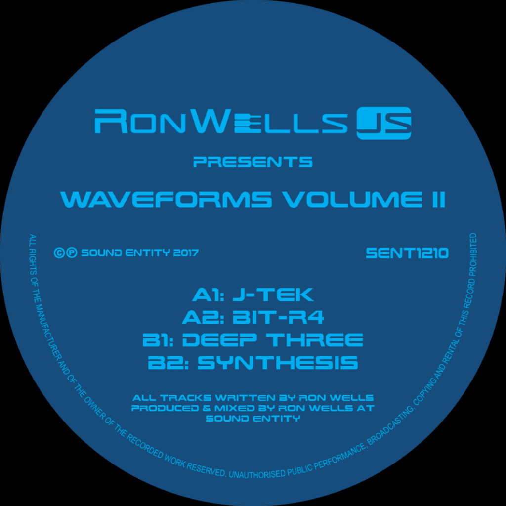 ( SENT 1210 ) RONWELLSJS - Waveforms Volume II  (vinyl only 12") Sound Entity Records