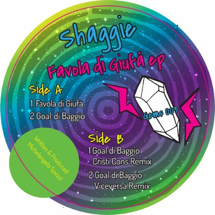 ( GEMS 003 ) SHAGGIE - Favola Di Giufa EP (12") Rare Gems Italy