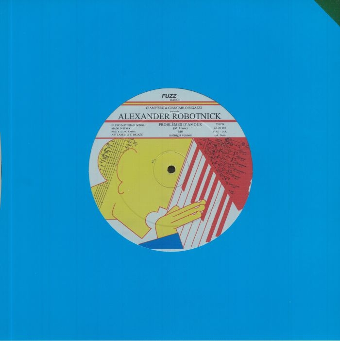( SPITTLE 112LP ) Alexander ROBOTNICK - Problemes D'Amour (12" in die-cut sleeve) Spittle Italy