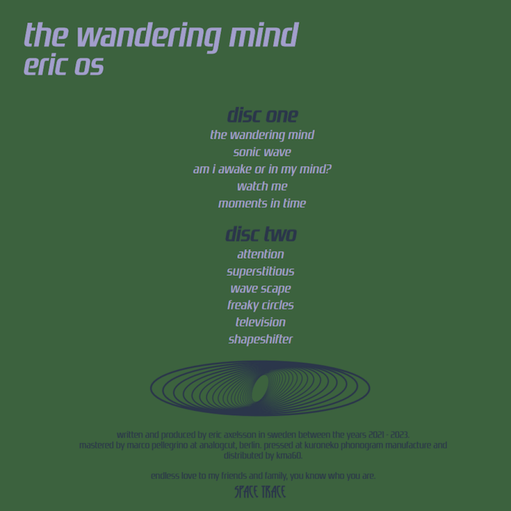 (ST 003 ) ERIC OS - The Wandering Mind ( 2X12" ) Space Trace