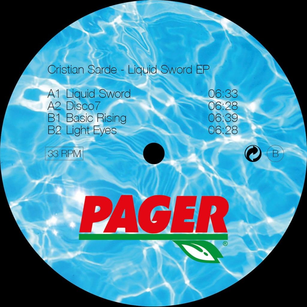 ( PAGER 013  ) CRISTIAN SARDE - Liquid Sword (12") Pager Records