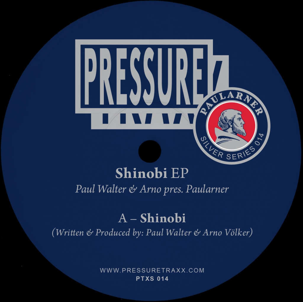 ( PTXS 014 ) PAULARNER (aka Paul Walter and Arno) - Shinobi (12") Pressure Traxx Silver Series