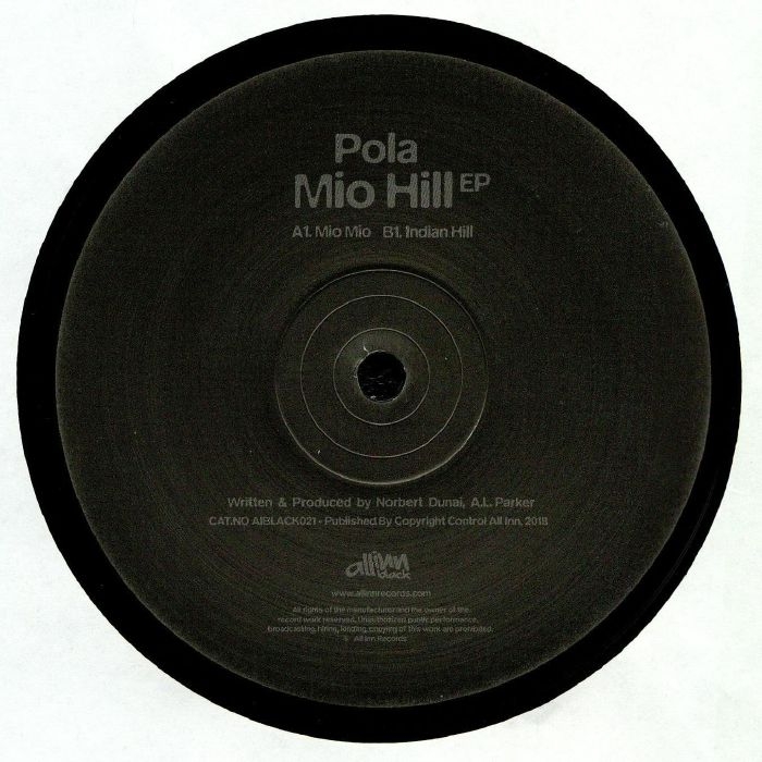 ( AIBLACK 021 )  POLA -  Mio Hill EP (12") All Inn Black
