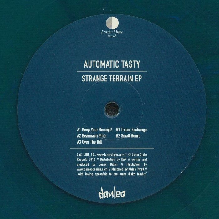 ( LDR 10 ) AUTOMATIC TASTY - Strange Terrain EP (coloured vinyl 12") Lunar Disko