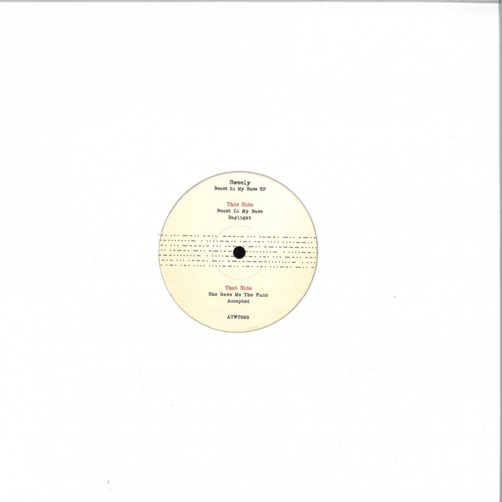 ( ATWT 009 ) SWEELY - Beast In My Bass EP (repress 12") Automatic Writing France