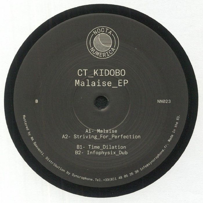 (  NN 023 ) CT KIDOBO - Malaise EP (12") Nocta Numerica