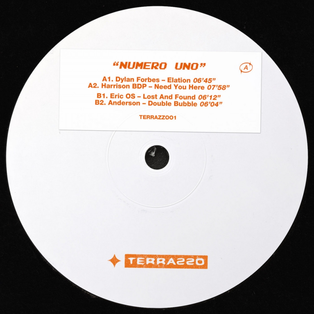 ( TERRAZZO 1 ) DYLAN FORBES / HARRISON BDP / ERIC OS / ANDERSON - Numero Uno EP (limited hand-stamped 12") Terrazzo