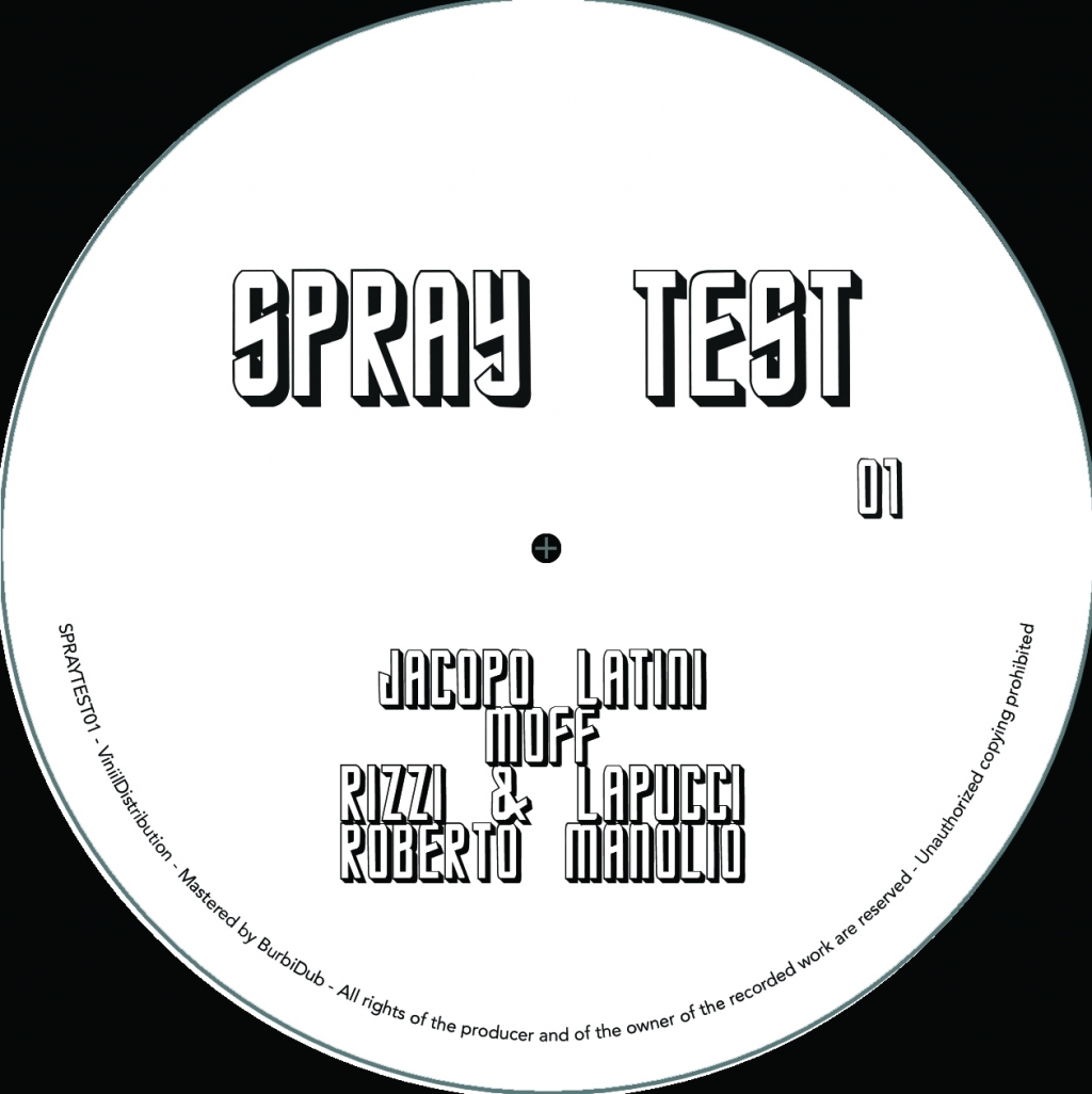 ( SPRAYTEST 01 ) V.A. - Spray Test 01 EP (12") Spray Test