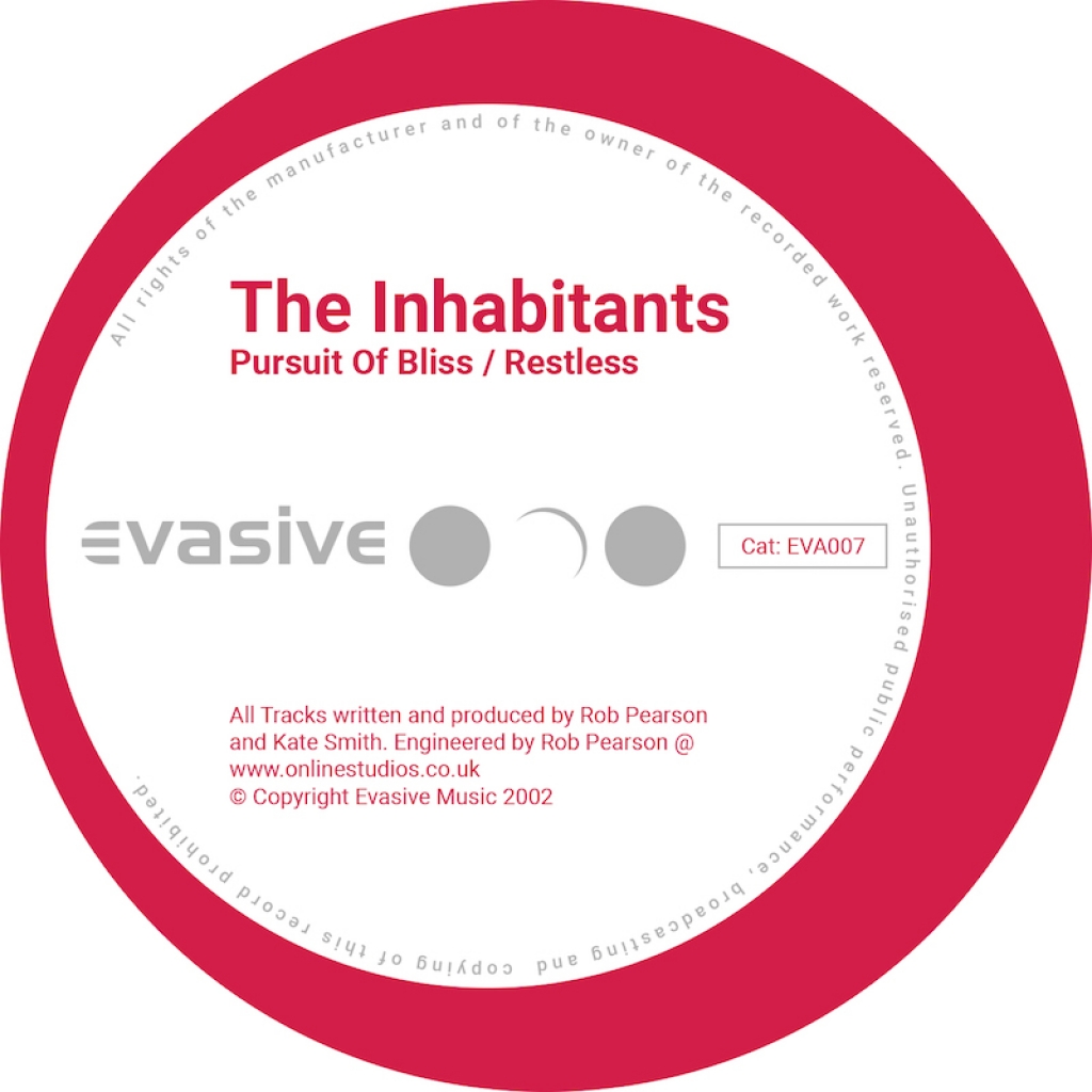 ( EVA 007 ) THE INHABITANTS - Mistaken Identity ( 12" reissue ) Evasive Records