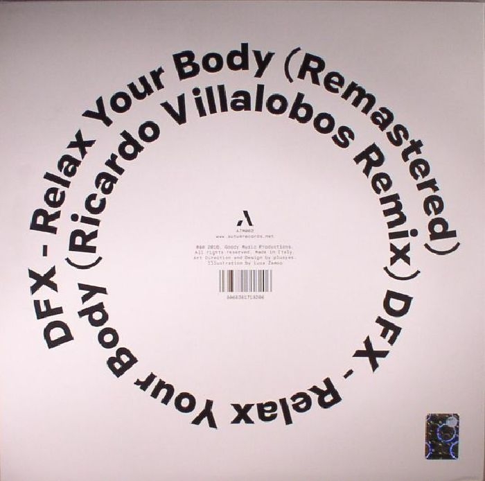 ( ATM 002 ) DFX - Relax Your Body (reissue) (heavyweight vinyl 12") AUTUM Italy