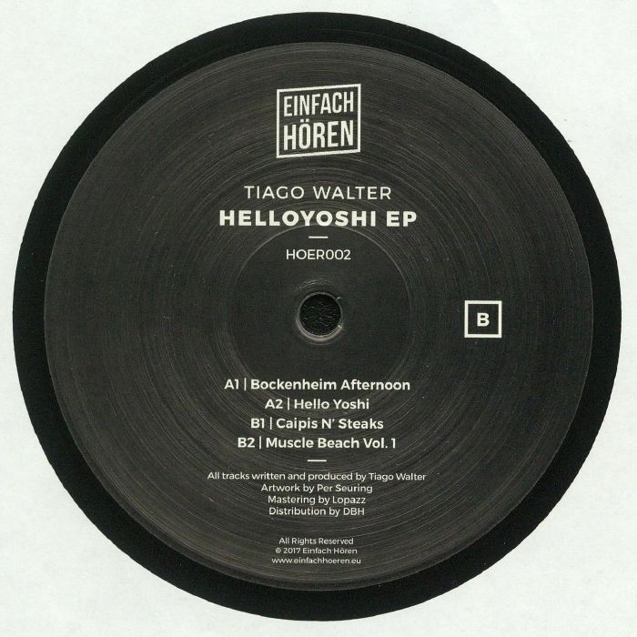 ( HOER 002 ) Tiago WALTER - Helloyoshi EP (12") Einfach Horen Germany