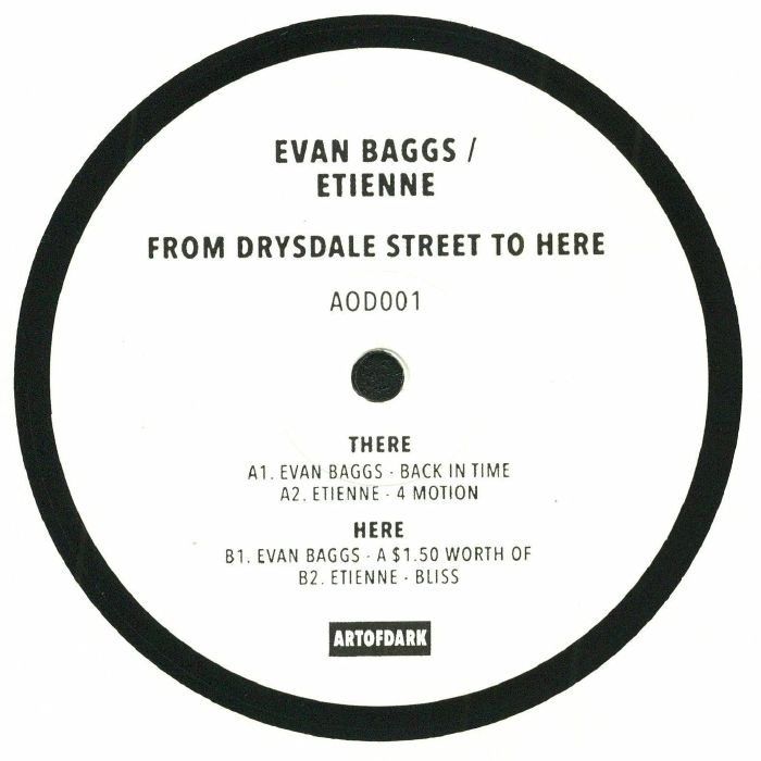 ( AOD 001 ) Evan BAGGS / ETIENNE - From Drysdale Street To Here (12") Art Of Dark