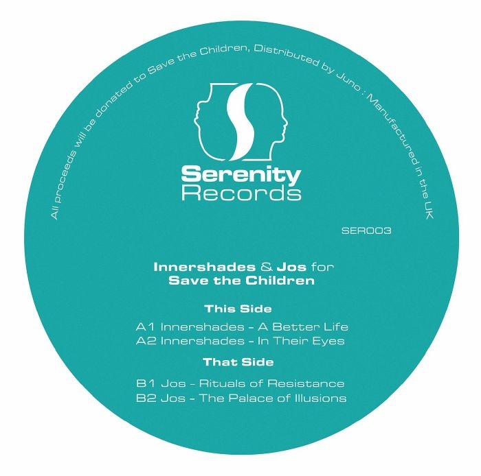 ( SER 003 ) INNERSHADES / JOS - Innershades & Jos For Save The Children (180 gram vinyl 12") Serenity