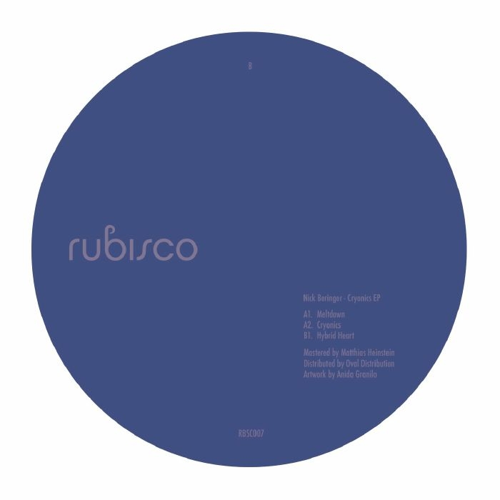 ( RBSC 007 ) Nick BERINGER - Cryonics EP (12") Rubisco Berlin