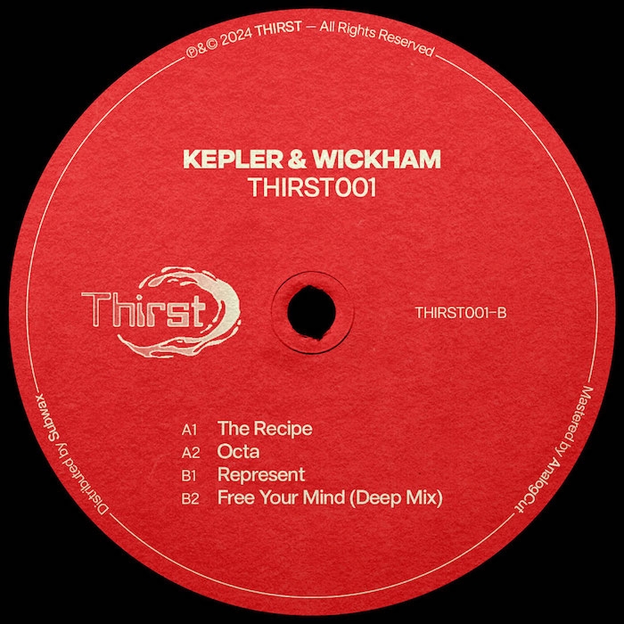 ( THIRST 001 ) KEPLER & WICKHAM - THIRST001 ( 12" ) Thirst