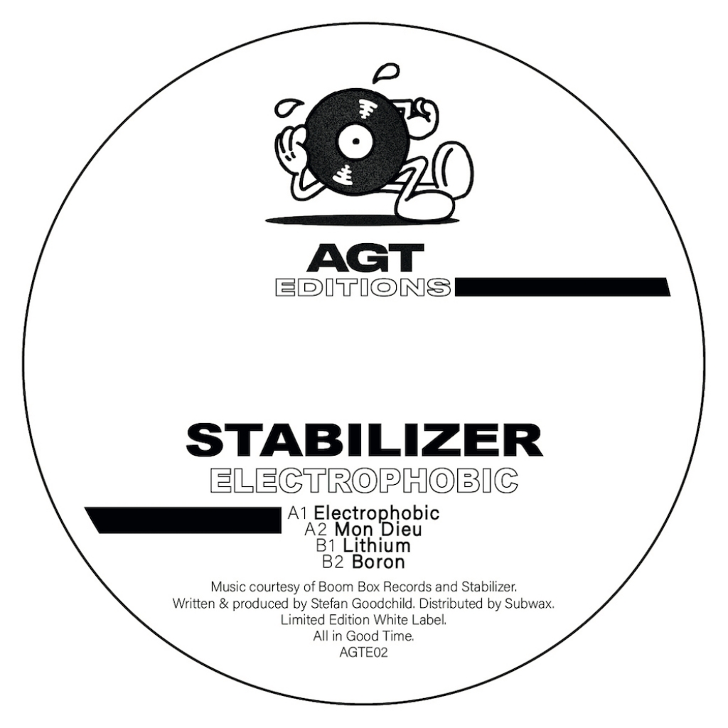 ( AGTE 02 ) STABILIZER - Electrophobic ( 12" vinyl ) AGT Records