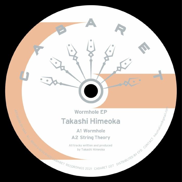 ( CABARET 027 ) Takashi HIMEOKA - Wormhole EP (12") Cabaret Japan