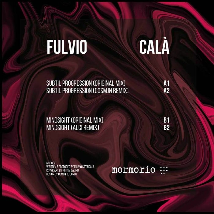 ( MOR 002 ) FULVIO CALA - MOR002 ( 12" vinyl ) Mormorio Records