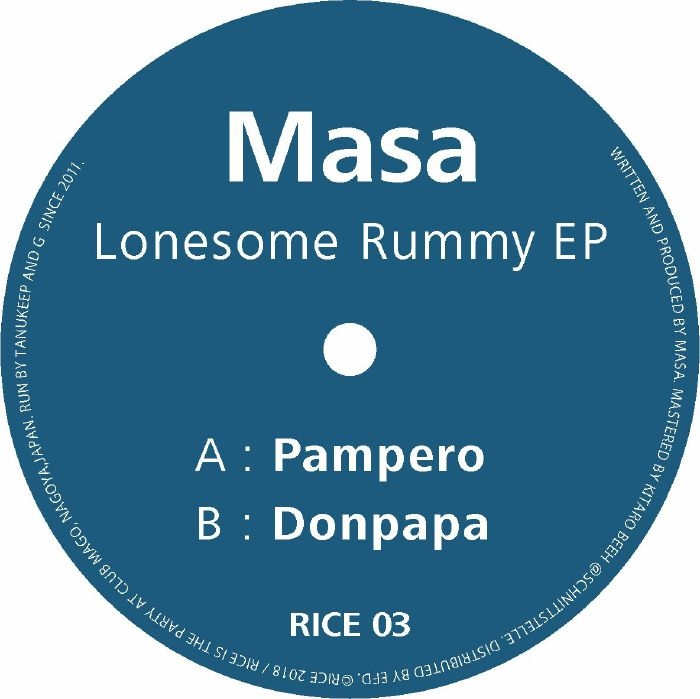 ( RICE 03 ) MASA - Lonesome Rummy (12") Rice Japan