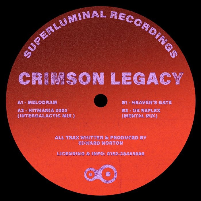 ( SUPLU 005 ) Edward NORTON - Crimson Legacy EP (12") Superluminal Germany
