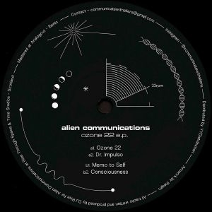 ( AC 001 ) ALIEN COMMUNICATIONS - Ozone 22 EP (12") Alien Communications