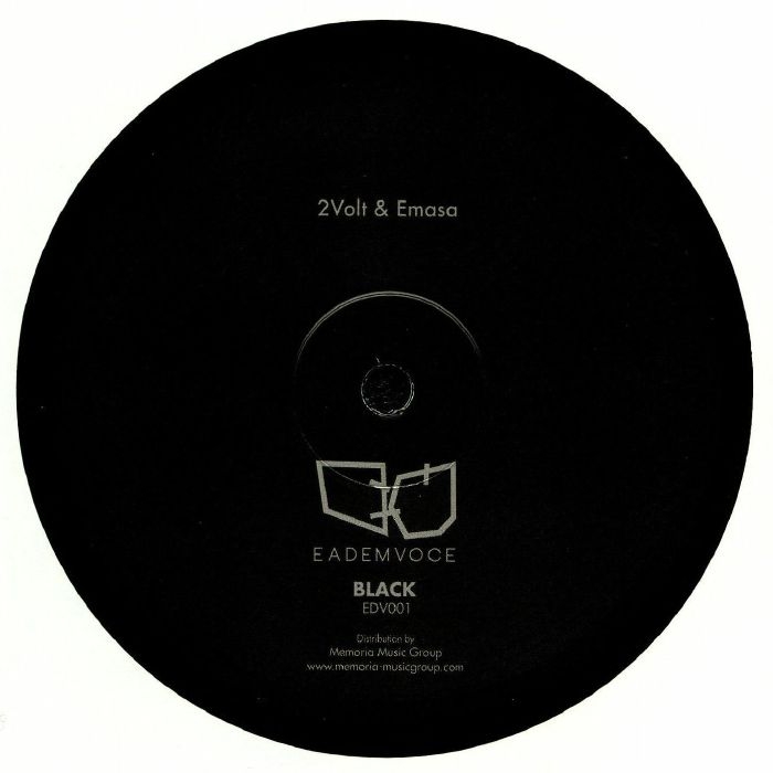 ( EDV 001 ) 2VOLT / EMASA - Black (heavyweight vinyl 12") EademVoce Italy