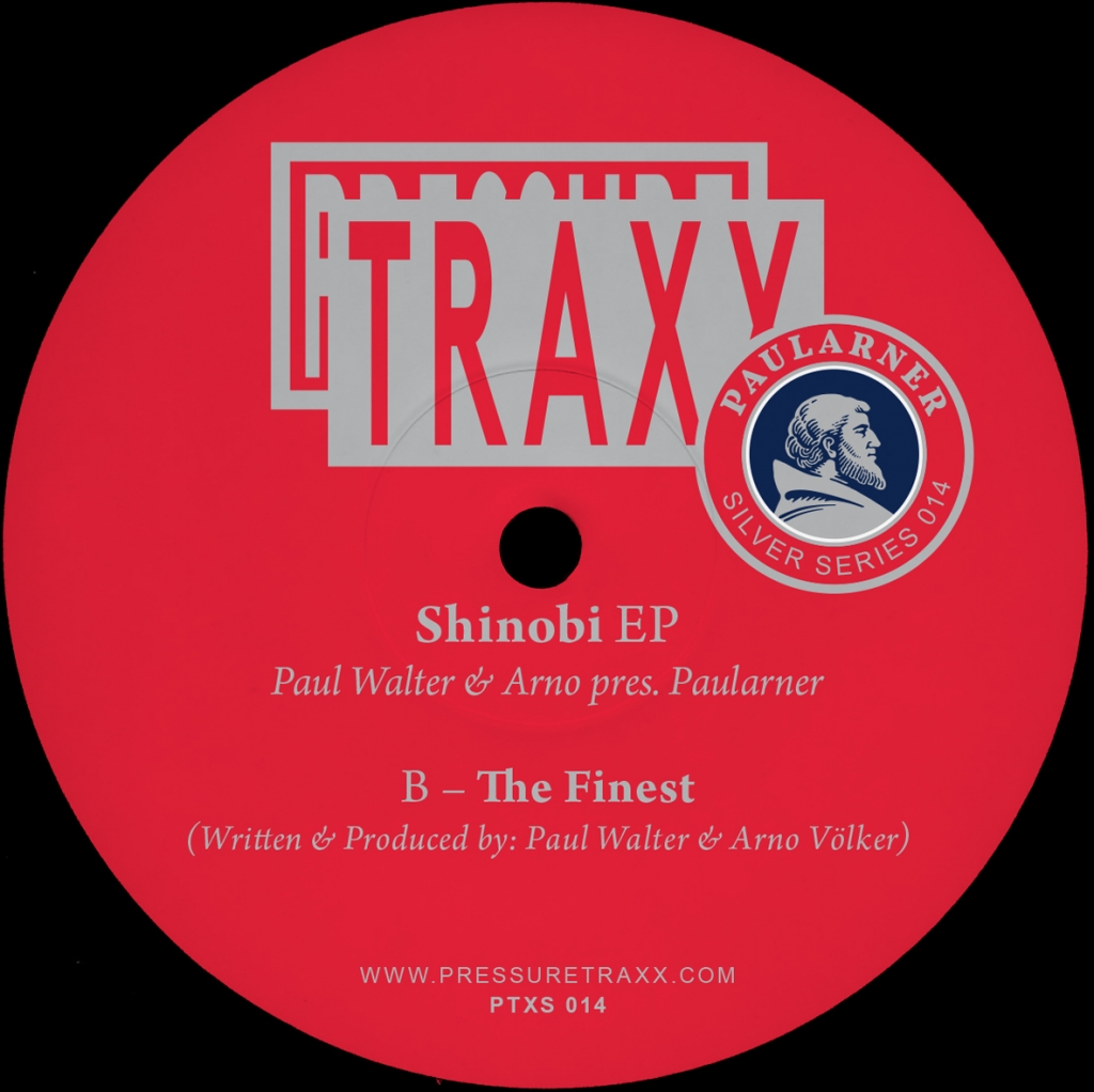 ( PTXS 014 ) PAULARNER (aka Paul Walter and Arno) - Shinobi (12") Pressure Traxx Silver Series