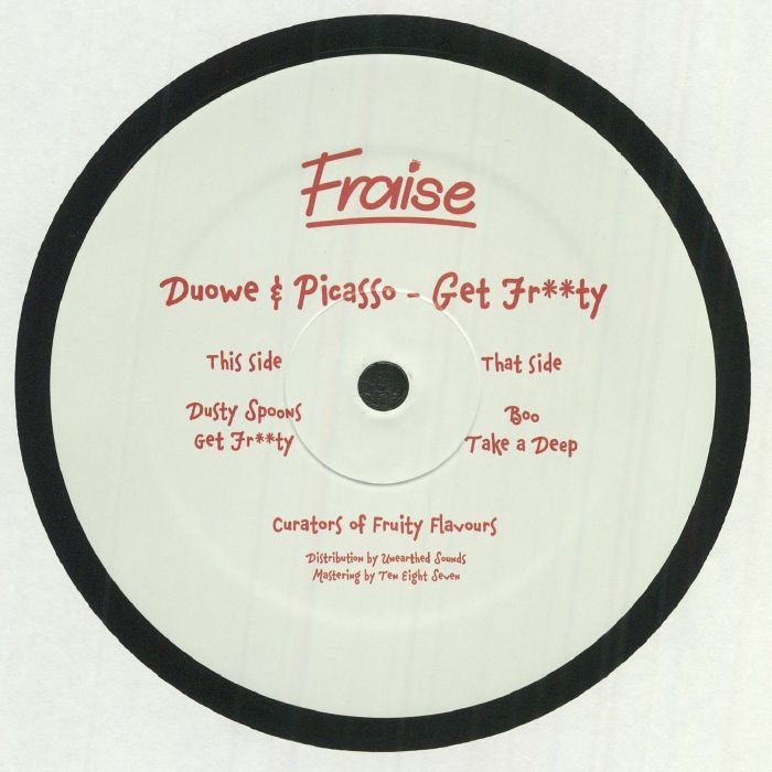( STRWB 005 ) DUOWE & PICASSO - Get Fr**ty ( 12" vinyl ) Fraise Records