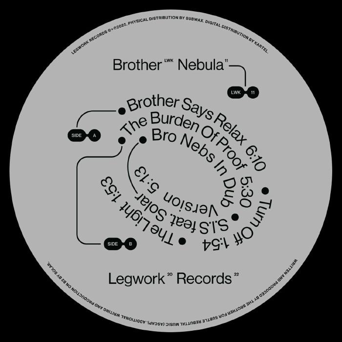 (  LWK 11 ) BROTHER NEBULA - Brother Says Relax (12") Legwork US