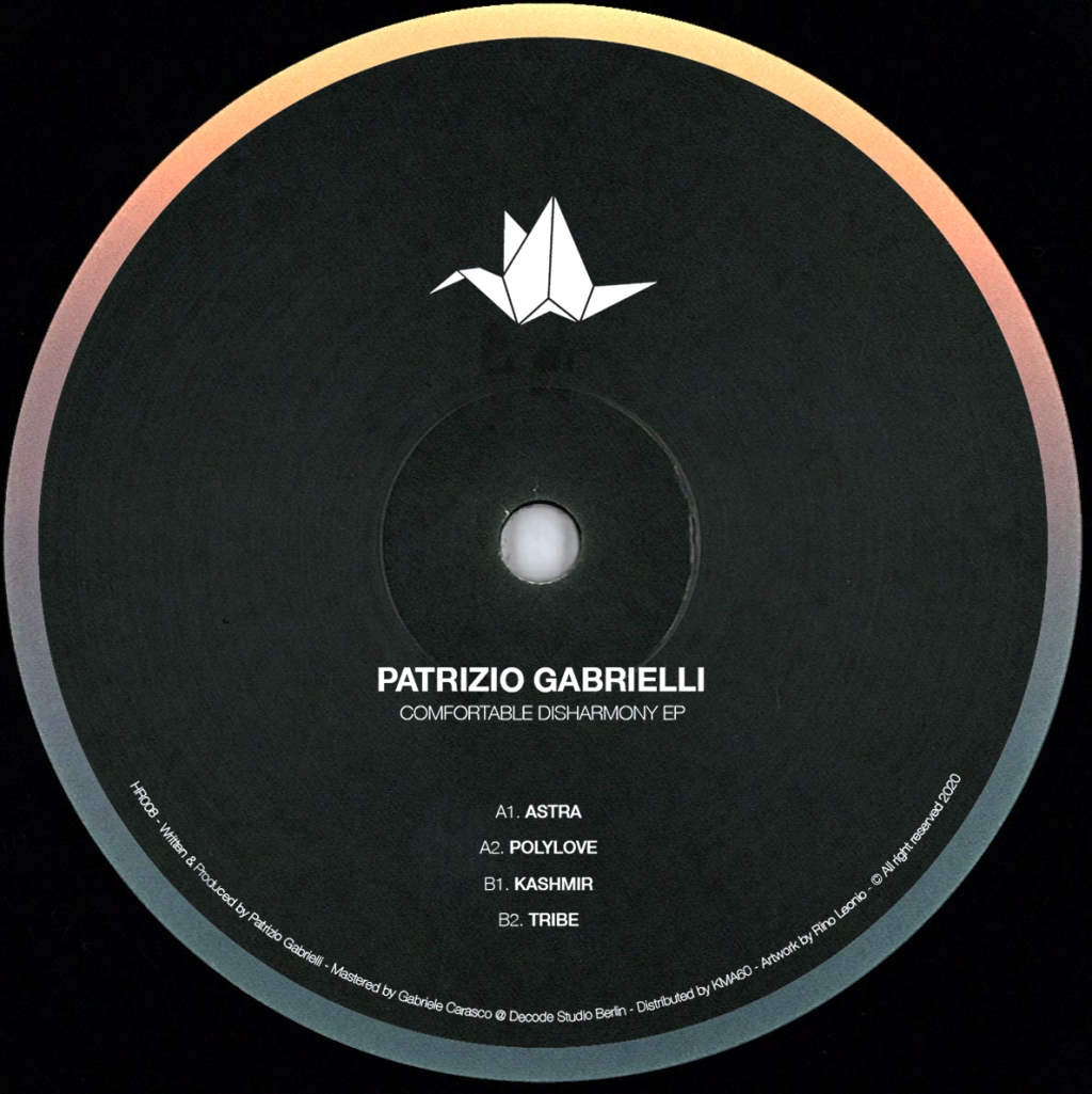 ( HR 008 ) PATRIZIO GABRIELLI - Comfortable Disharmony EP (12") Heko