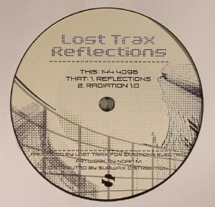( EE 0002 ) LOST TRAX - Reflections (limited 12") Emotions Electric