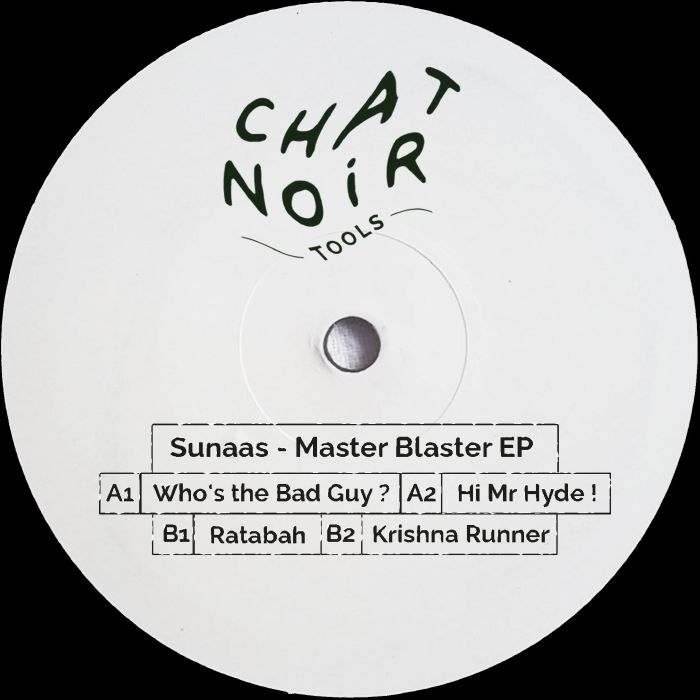 ( CNT 005 ) SUNAAS - Master Blaster EP (12") Chat Noir Tools France
