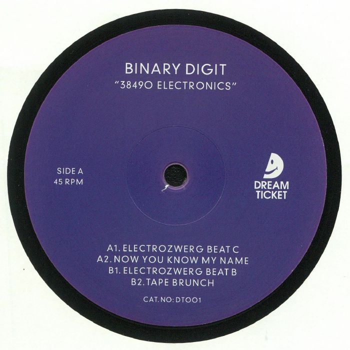 ( DT 001 ) BINARY DIGIT - 38490 Electronics (12") Dream Ticket Portugal