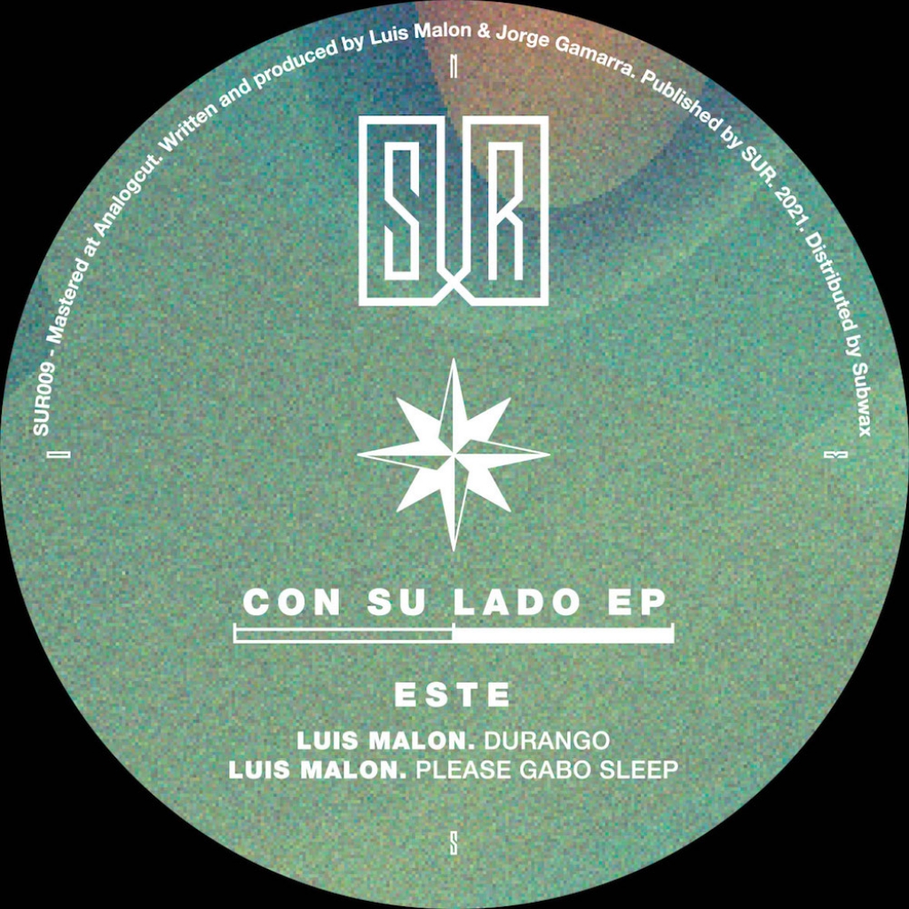 ( SUR 009 ) LUIS MALON / ECSTATIC - Con Su Lado EP ( 12" vinyl ) Sur