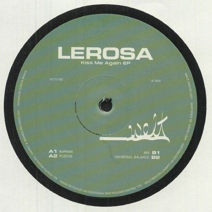 (  WLTD 002 ) LEROSA - Kiss Me Again EP (12") Welt Discos