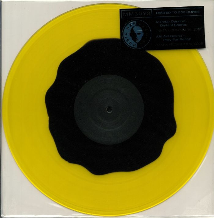 ( MM 30Y3 )Petar DUNDOV / ARIL BRIKHA - Distant Shores ( limited split coloured vinyl 12" )  Music Man Belgium