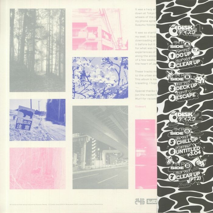 ( COS 004 ) SUSUMU YOKOTA, 246 - Classic & Unreleased Part One ( 2X12" LP ) Cosmic Soup