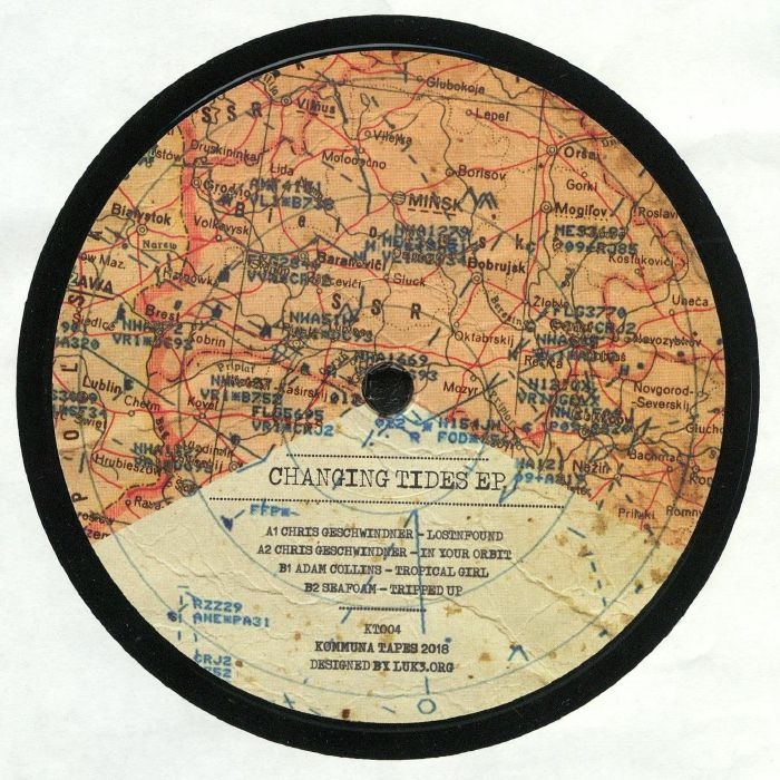 ( KT 004 ) Chris GESCHWINDNER / ADAM COLLINS / SEAFOAM - Changing Tides EP (12") Kommuna Tapes Spain